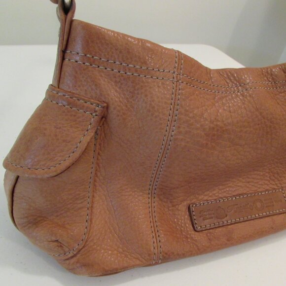 Fossil Soft Leather Shoulder Bag Camel Tan - Picture 4 of 16